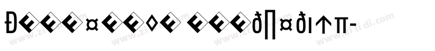 DINWebW07 CondMedium字体转换